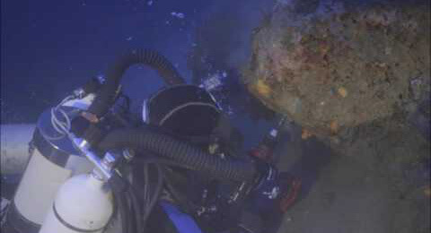 Outil Nemo lors d'un test sous-marin